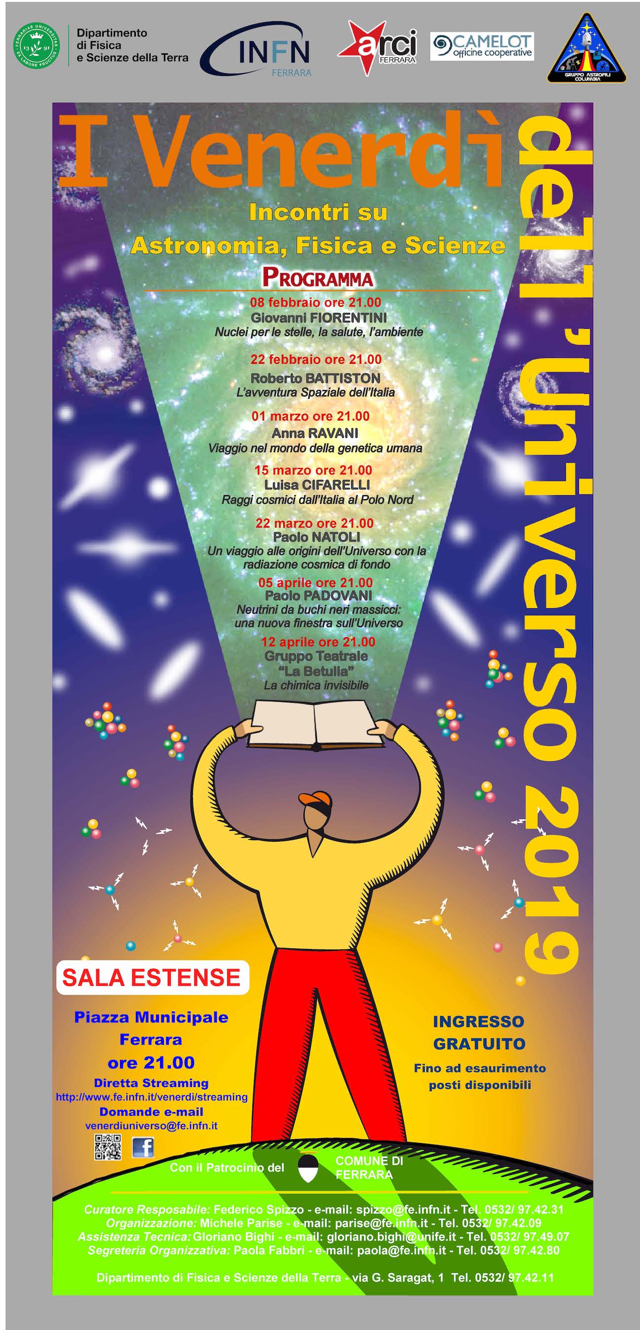 I Venerdì dell'Universo 2019